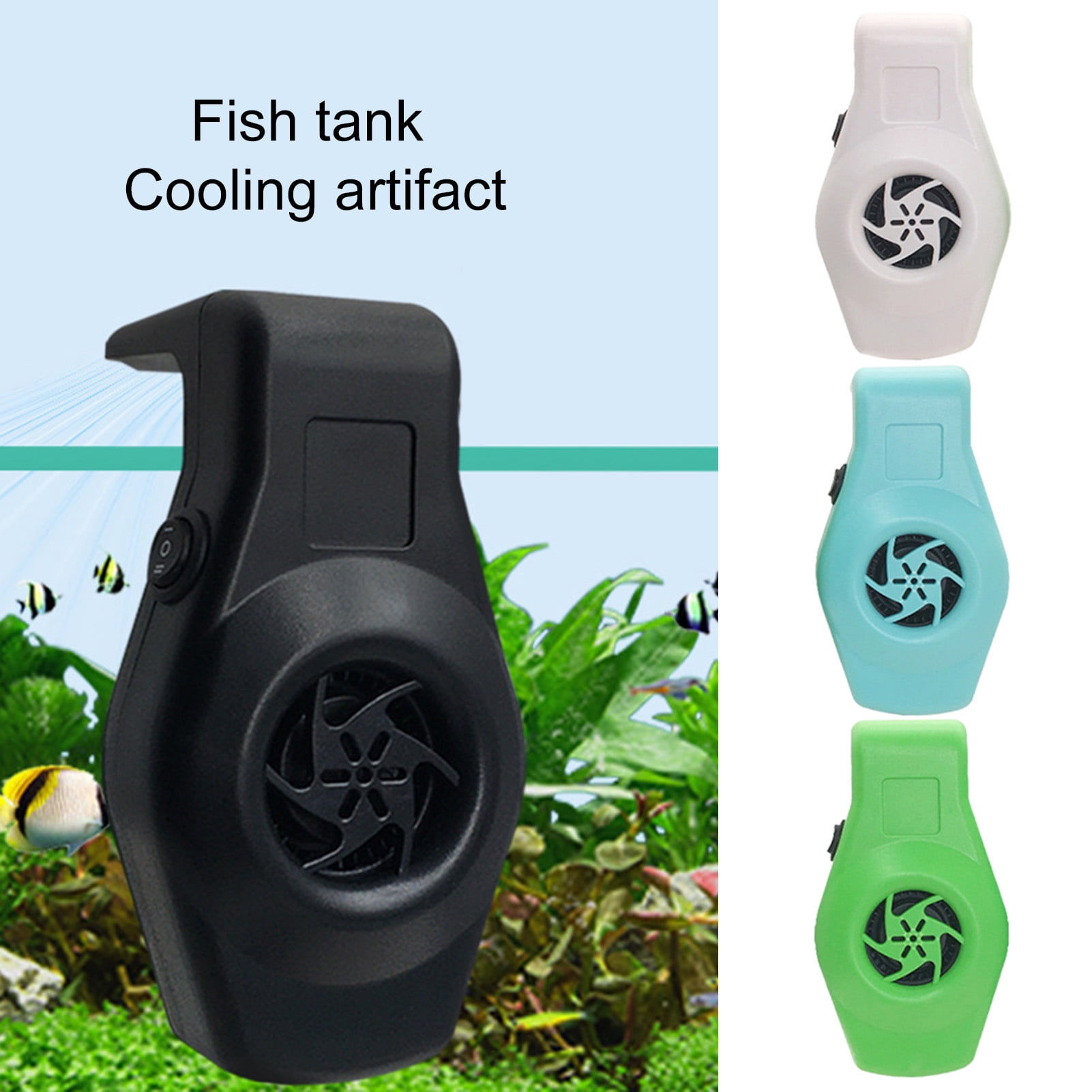 Wirlsweal Fish Tank Fan Strong Wind Wallmounted Installation Easy to