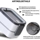 thumbnail image 5 of Bento Box, Lunch Box with Spoons and Chopsticks, Divider, Microwave Safe, Gray, 5 of 5