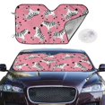 thumbnail image 2 of Kdxio Cute Cartoon Zebra Print Windshield Sun Shade,UV Rays and Sun Heat Protection,Sunshade for Car Windshield,Car Shade Front Windshield - Medium, 2 of 5