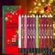 thumbnail image 1 of Puntoco Juego de 12 lápices delineadores de labios de colores navideños Lápiz de labios de punta suave con forma de gancho Lápiz labial Uso en maquillaje, 1 of 2