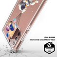 thumbnail image 4 of for Galaxy Note 20 Case,Galaxy Note 20 5G Case, Astronaut Crystal Clear Design Shock Absorption Bumper Soft TPU Cover Case for Samsung Galaxy Note 20 5G, 4 of 7