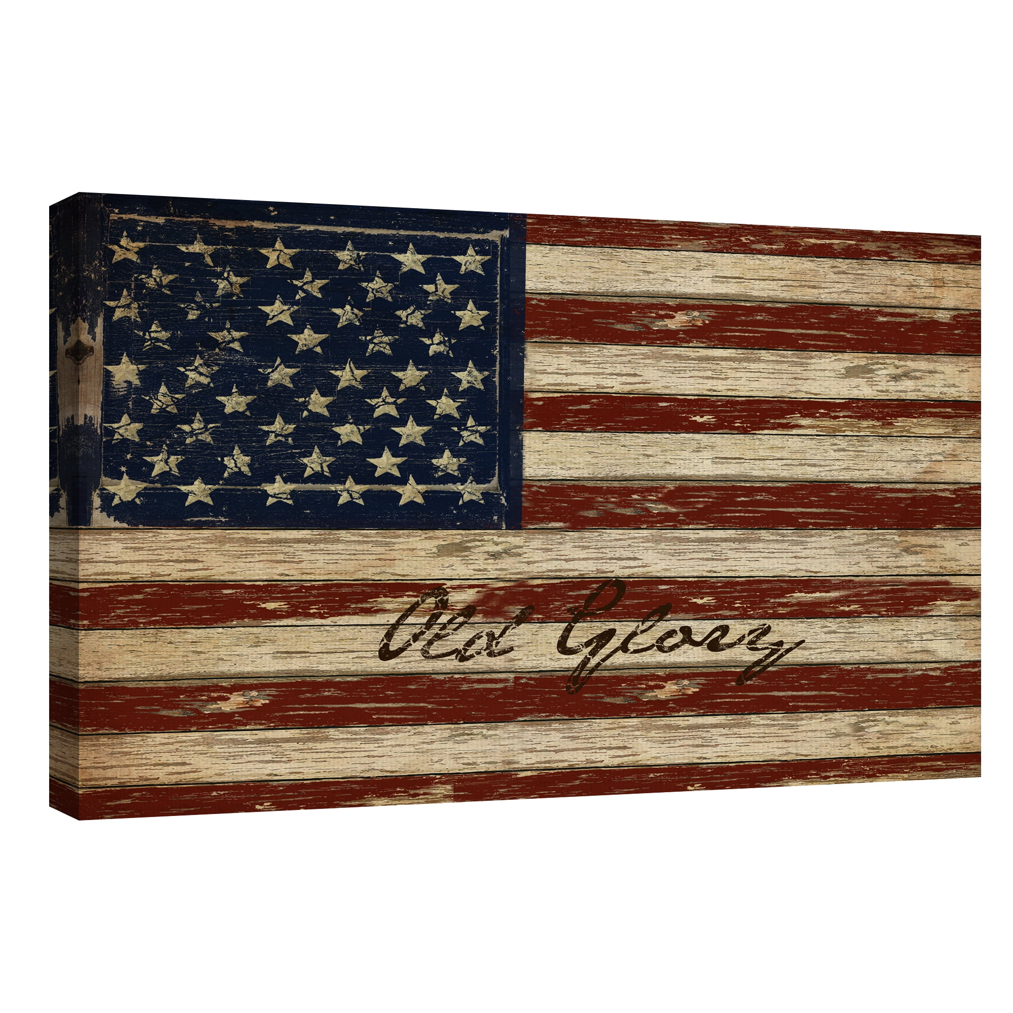 Old Glory by Beth Albert Canvas Art