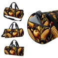 thumbnail image 3 of Thanksgiving Soccer Bag and Gym Bags - 17.7 Inches Swim Bag with Interior Zipper Pocket for Large Capacity Luggage Bag, 3 of 6