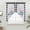 Pink Black, variant on Valentine's Day Swag Valances for Windows, Kitchen Curtains 36 Inch Length 2 Panels Set, Blue Love Truck Buffalo Plaid Romantic Wood Short Curtains for Small Windows Rod Pocket Cafe Curtains 28"x36"