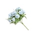 thumbnail image 1 of Ramo de rosas artificiales Ounissouiy decorativo tela azul HA084330-03, 1 of 6