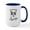 White/Navy Inside, variant on CafePress - It's Not Dog Hair Corgi Gli Ceramic Mug - 15 oz Ceramic Large White Novelty Mug