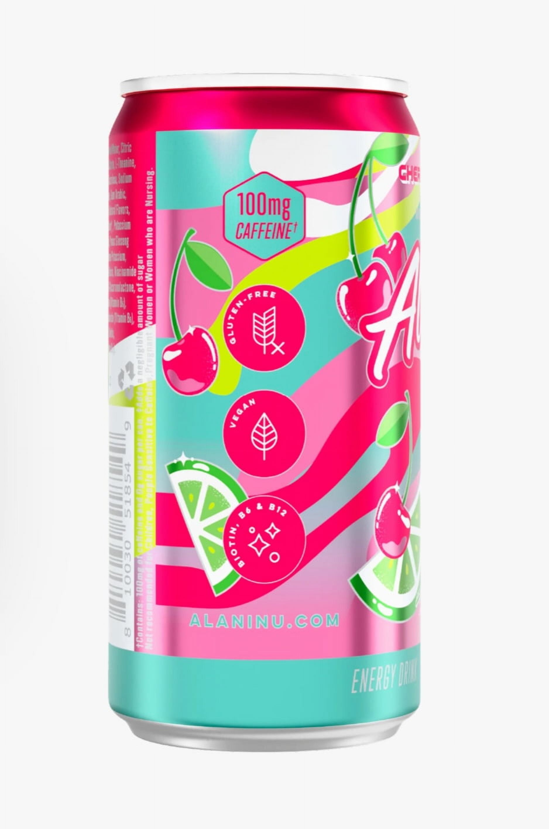 cherry ラブブ BigintoEnergy LUCK Alani Nu Sugar-Free Energy Drink, Mini 8.4oz Cherry Twist