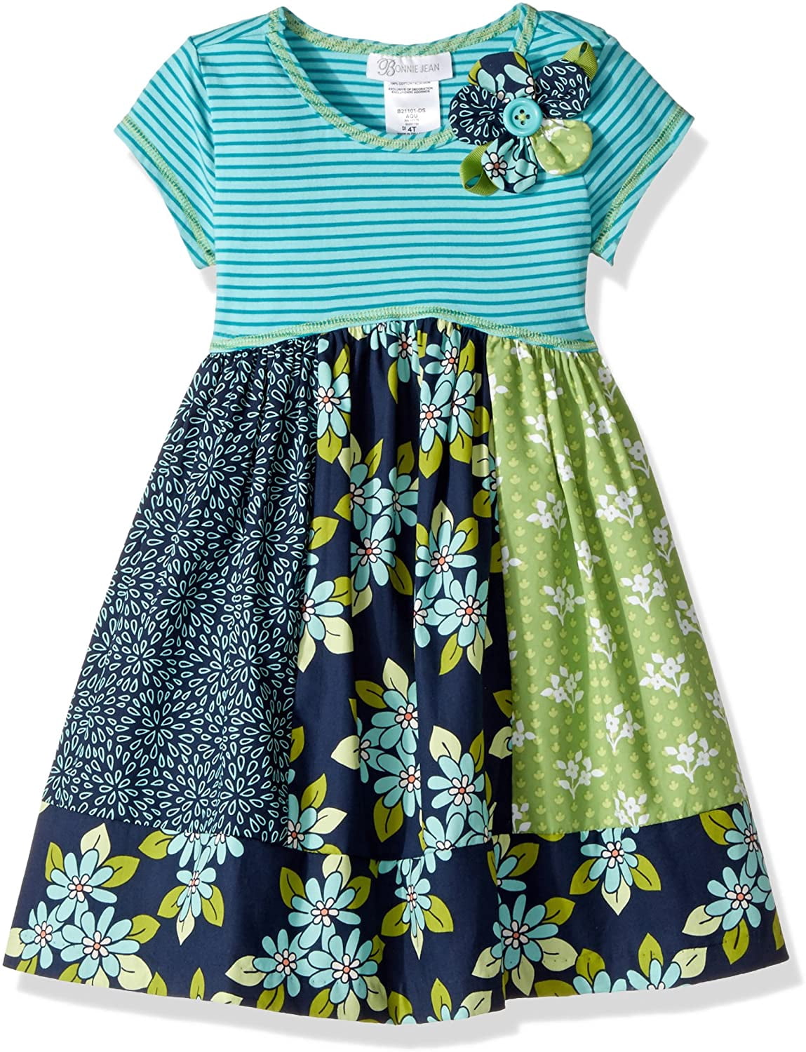Bonnie Jean Floral Dress Factory Sale 