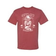 thumbnail image 3 of Outlaw Forever Biker Marilyn Monore | Mens Famous People Graphic T-Shirt, Vintage Heather Red, Small, 3 of 3