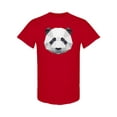 thumbnail image 1 of Polygonal Panda Face T-Shirt Men -Image by Shutterstock, Male XX-Large, 1 of 2