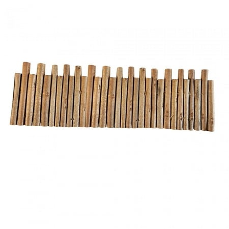 Hamster Wooden Fence Standing Climbing Platform Door Fence Small Animals Chew Toys Hamster Climbing Ladder Hamster Bridge for Chipmunk Mice 30cm