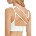 thumbnail image 2 of Sweaty Betty WHITE Asymmetric Sculpt Wire-free Bra, US X-Small, 2 of 2