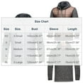 thumbnail image 5 of Ceisia Men's Thickened Hooded Sweater Jacket Zip Up Pockets Gift Long Sleeve Casual Outerwear, 5 of 5