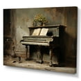 thumbnail image 2 of Designart "Nostalgia Of Vintage Piano Keys II" Music Canvas Prints, 2 of 7