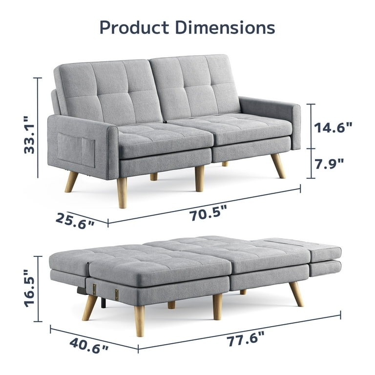 その他 CabCallawayACMEFurnitureDELMAR SOFA3P Acekool Modern Oversized Corduroy Sofa, 3 Seater Deep Seat