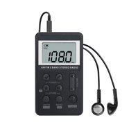 GPX Portable AM/FM Radio, Black, R602B - Walmart.com