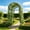 7 horizontal pipe, variant on Outdoor Garden Arch Trellis with Climbing Net and Plant Ties, Heavy-Duty PE-Coated Metal Arbor for Cucumbers, Grapes, Roses and Climbing Vines
