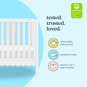 daVinci Sammy Scallop 4 in 1 Convertible Crib, White