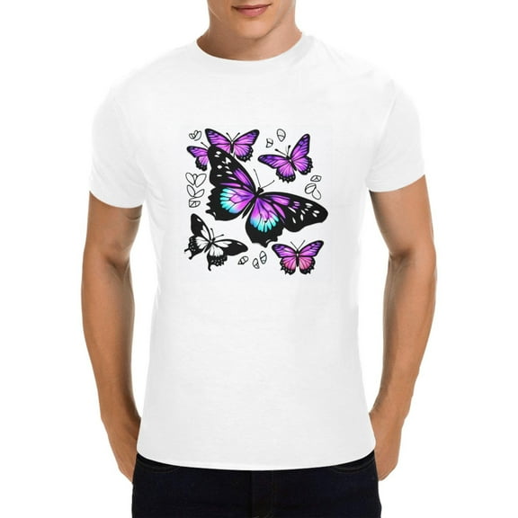 Unisex Shirt - Flutterby - White (2XL)