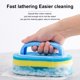 thumbnail image 5 of Kearding Cepillo de esponja PP portátil reutilizable mango de plástico cepillos inodoros hogar baño cocina herramienta de limpieza de suelo Suministros de limpieza para el hogar Verde Kearding HA011706-03, 5 of 6