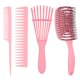 thumbnail image 1 of Juego de Peine de peluquería profesional, herramienta de estilismo de peine de cola de masaje de corte de pelo hueco, 1 of 8