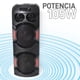 thumbnail image 4 of BOCINA BLUETOOTH RECARGABLE CON DOS BOCINAS DE 6.5 PULGADAS, BASS PLUS NEGRO Y LUZ RGB., 4 of 5
