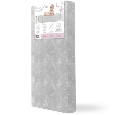 Dream on Me Snooze Crib & Toddler Mattress, Extra Firm Thermo-Bonded Core, Greenguard Gold Certified