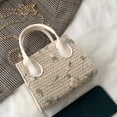 thumbnail image 2 of Bolso bandolera para mujer Moda tejida Multifuncional Flor bordada Ocio diario Sywqhk Para Estrenar, 2 of 8