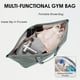 thumbnail image 2 of Bolso resistente de poliéster Sonducket para yoga y gimnasio con compartimento húmedo y correas ajustables beige, 2 of 6