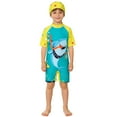 thumbnail image 4 of TBWNWG Boys Long Sleeve Thermal Dinosaur Rash Guard Swimwear With Sun For Kids, 4 of 4