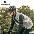 thumbnail image 4 of ROCKBROS Cycling Vest Windbreaker Full Zip Short Sleeved Jersey Men Women Gray, 4 of 9