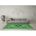 thumbnail image 3 of Ahgly Company Indoor Rectangle Persian Emerald Green Traditional Area Rugs, 7' x 9', 3 of 4