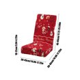 thumbnail image 3 of Washable Christmas Chair Covers - Removable Dining Chair Protectors for Holiday Decor, Kitchen & Family Gatherings, 3 of 6