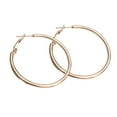 thumbnail image 4 of Qarigey 1 par de suministros de joyería, pendientes decorativos de oro rosa para mujer, regalo para Amiga, decoración para mujer para fiesta de 6cm con agujero 5piezas Qarigey CBP219626, 4 of 4