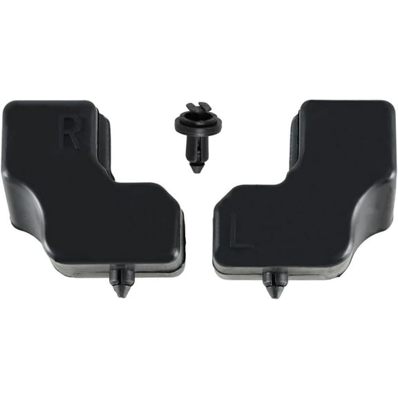 Tailgate Upper Top Rubber Bushing Bumper Cushion Compatible with Ford Super Duty Replace#: HC3Z-99439A00-A HC3Z-99439A00-B with 3 Bumper Clips