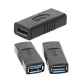 thumbnail image 1 of 3 Pcs Adaptateur Connecteur Femelle à Femelle USB 3.1 Type C & USB 3.0 Type A, 1 of 10