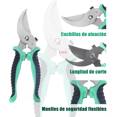 thumbnail image 2 of Juego De Herramientas Y Jardín 22 Pzs Aleación De Aluminio verde negro plata, 2 of 5