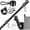 6 FT - Black, variant on 7 FT - Black Thickened Stainless Steel Flagpole Kit For Outdoor Wall Mount