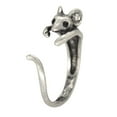 thumbnail image 3 of Anillo de apertura en forma de ratón ajustables Novedad Regalo Plata Yuyangstore Anillos de apertura de ratones, 3 of 8
