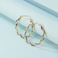 thumbnail image 4 of Pendientes étnicos de perlas Pendientes huecos clásicos Regalos de joyería para mujer Wmkox8yi sjalhkljlk419, 4 of 7