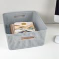 thumbnail image 4 of Sterilite 14x11.5x5'' Woven Rectangular Short Basket Organizer (24 Pack), 4 of 9