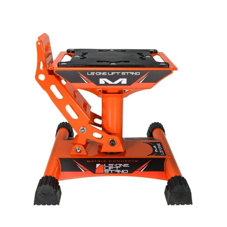 Matrix - LS1-106 - LS-One Bike Lift Stand Black/Orange LS1