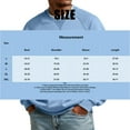 thumbnail image 3 of Men’s Ribbed Knit Pullover Hoodie Long Sleeve Drawstring Hooded Sweatshirt Casual Relaxed Fit Kangaroo Pocket Top Light Blue L, 3 of 4