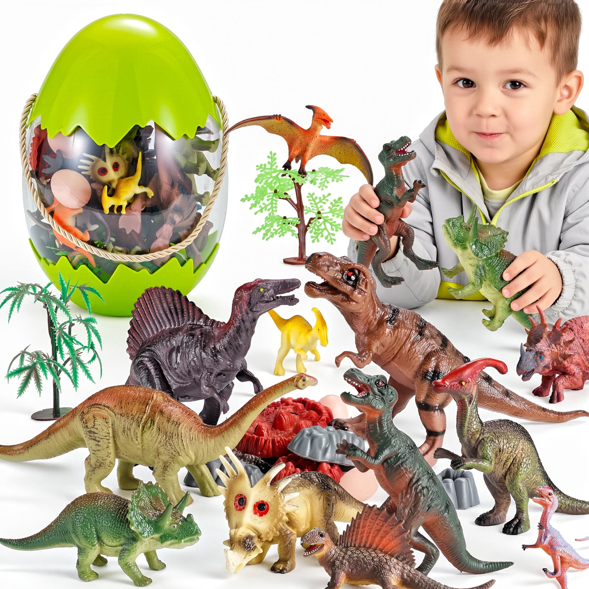 Matchbox Big Boots Raptor Capture, Action Figure 3 Pack Playset