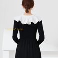 thumbnail image 6 of LoudSung Fake Collar Shawl Detachable Blouse False Collar Cape Collar Wrap Multiple Styles Top Elegant for Women Girls, 6 of 7
