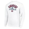 thumbnail image 2 of Men's Starter White Montreal Canadiens Stick And Puck Logo Fleece Pullover Sweatshirt, 2 of 3