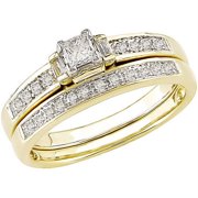 1/3 Carat T.W. Diamond Engagement Ring in 10kt Yellow Gold