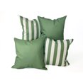 thumbnail image 3 of Ensperta Pack of 2 18x18 Outdoor Waterproof Green Throw Pillow Covers and Inserts Included Decorative Square Cushion Patio Pillows for Patio Furniture (Loden Frost), 3 of 5