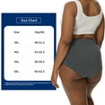thumbnail image 4 of SHEMOR Women's Plus Size Underwear 3XL-6XL High Waist Briefs Cotton Soft Panties 4-Pack (3XL,Blush Sand), 4 of 5