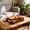 Brown #M, variant on Woven Storage Serving Tray with Handles, Decorative Imitation Twisted Fiber Basket for Kitchen Counter Tabletop Fruit Display and Dwelling Organization